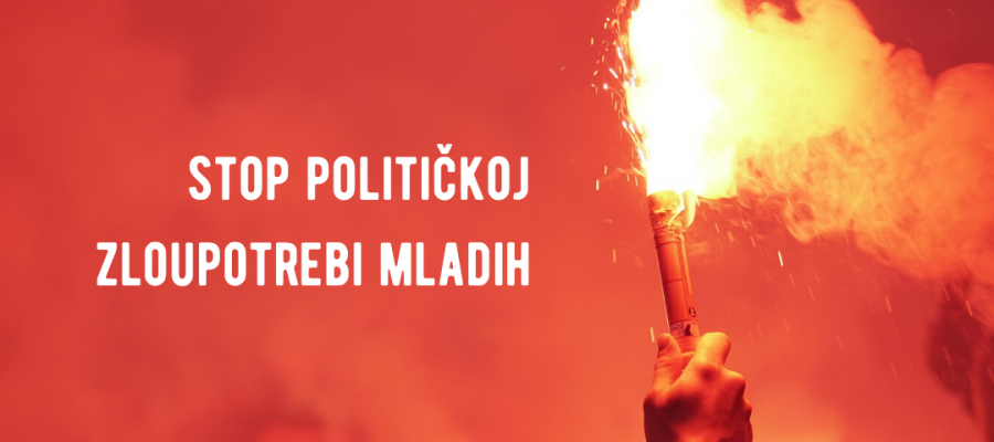 Saopštenje povodom zloupotrebe mladih i njihovih udruženja