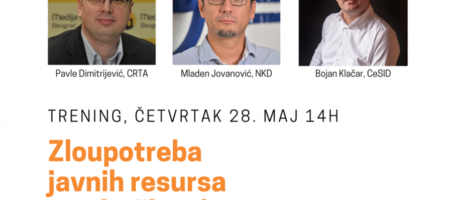 Trening o zloupotrebi javnih resursa u političkim kampanjama na lokalu